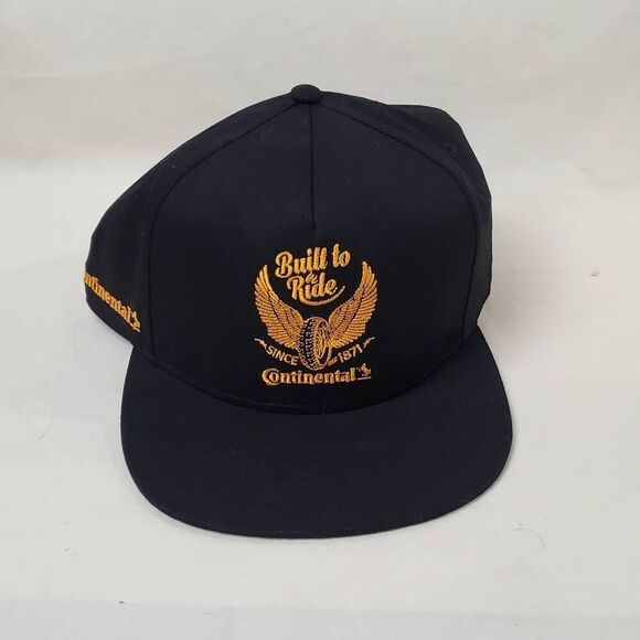 Continental Black Adjustable Baseball Cap - Picture 6 of 7